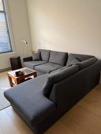 Hoekzetel met ligstuk grijs - 285 x 100cm, Huis en Inrichting, Ophalen, 250 tot 300 cm, Gebruikt, 100 tot 125 cm