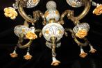 Luster porcelein, Huis en Inrichting, Lampen | Kroonluchters, Ophalen, Zo goed als nieuw