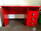 Rode kinderbureau auto/cars, Ophalen, Gebruikt, Bureau