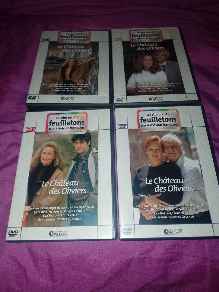 Te koop op dvd het complete Le Château des Oliviers, Cd's en Dvd's, Dvd's | Tv en Series, Zo goed als nieuw, Drama, Vanaf 9 jaar