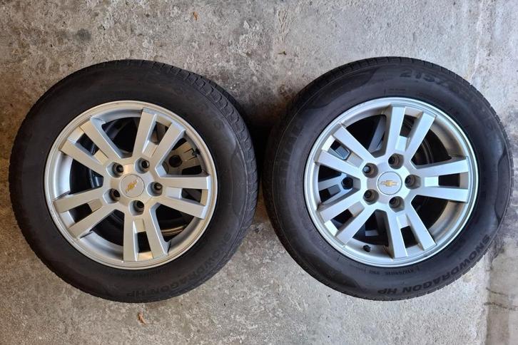 Winterbanden op velg 215/60R16 99H Extra Load Chevrolet, Auto-onderdelen, Banden en Velgen, Banden en Velgen, Winterbanden, 215 mm