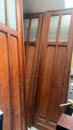 Oude 2slag deuren met glas, Ophalen, Glas