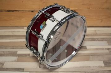 Ludwig Vistalite Limited Edition E-Pattern Red White 14x6.5"
