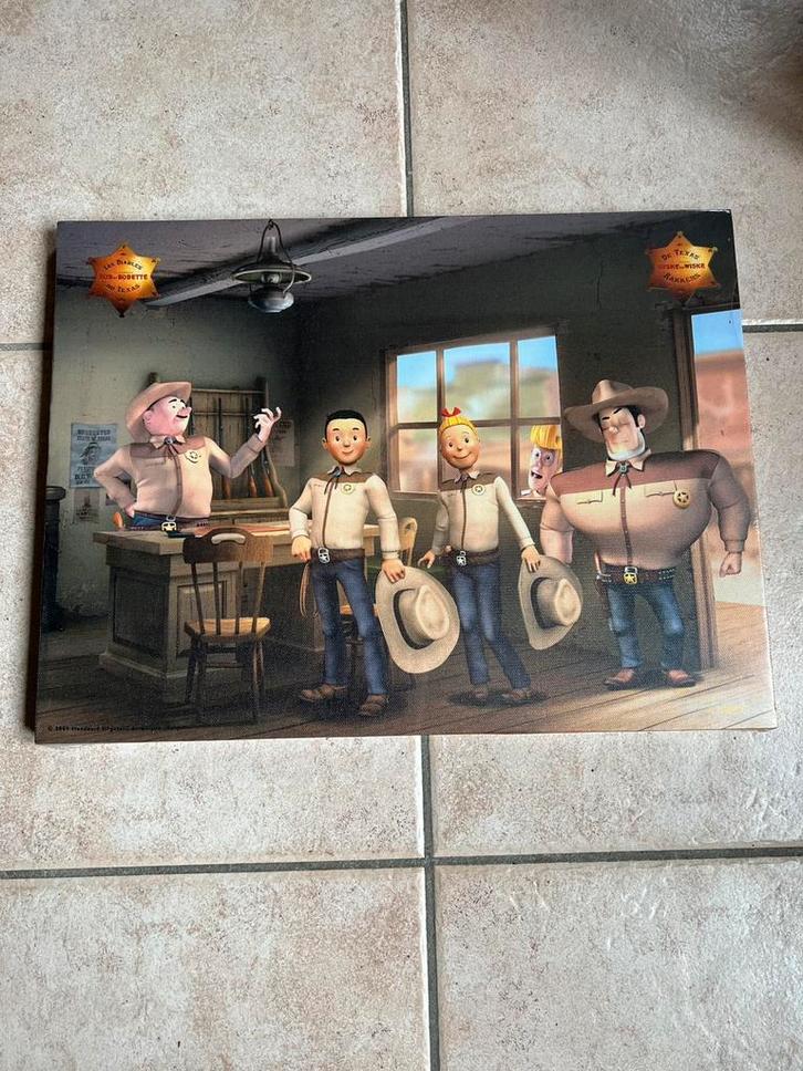 Suske en wiske kader, Huis en Inrichting, Woonaccessoires | Schilderijen, Tekeningen en Foto's, Zo goed als nieuw, Ophalen of Verzenden