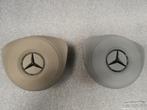 Stuur airbag Mercedes AMG leer grijs beige A-class W176 face, Gebruikt, Ophalen of Verzenden, Mercedes-Benz