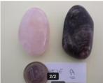 2 prachtige grote trommelstenen samen 3.50 euro !, Verzamelen, Mineralen en Fossielen, Ophalen of Verzenden