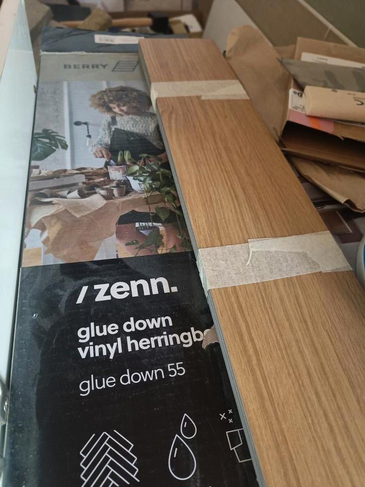 Vissengraad/herringbone plakvinyl - Berry Alloc - Monstanto, Doe-het-zelf en Bouw, Vloerdelen en Plavuizen, Nieuw, Overige typen