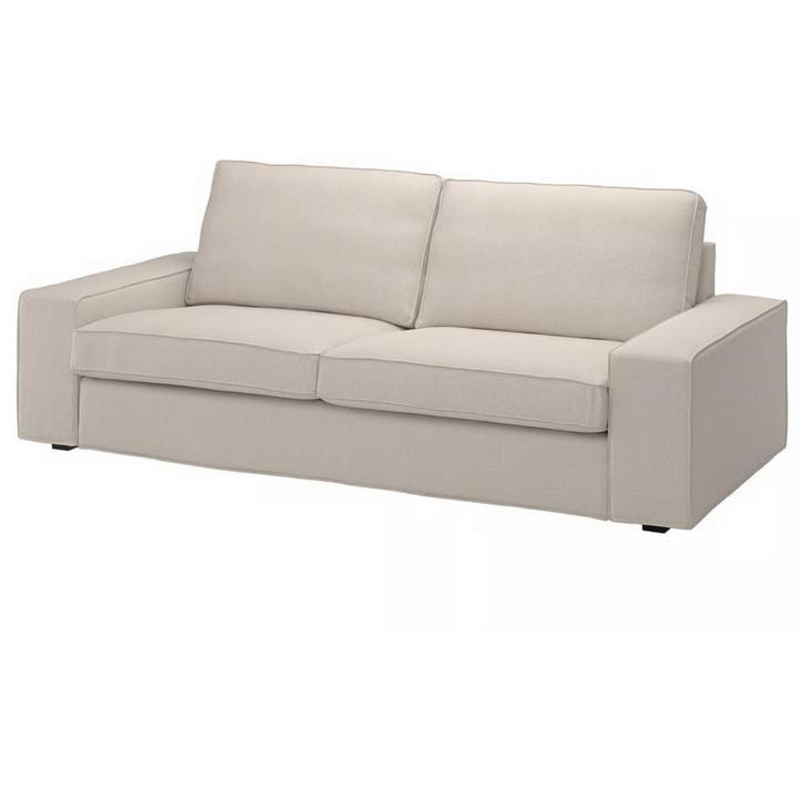 KIVIK 3-zitsbank, Tresund lichtbeige (IKEA ZETEL), Huis en Inrichting, Zetels | Zetels, Nieuw, Rechte bank, Driepersoons, 200 tot 250 cm