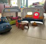 Fisher Price Little People caravan in goede staat, Ophalen, Gebruikt, Overige typen, Met geluid