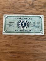 1 Francs Armee Belge SERIE B! EXTREEM ZELDZAAM!!, Timbres & Monnaies, Billets de banque | Belgique, Enlèvement ou Envoi