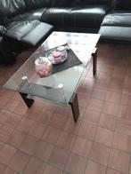 Hoeksalon leer zwart goede staat geen koerier dienst, Huis en Inrichting, Ophalen, Zo goed als nieuw