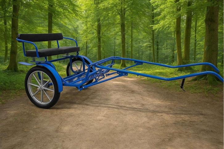 Nieuwe Sulky Cavalettie geremd. 16 inch. AKTIE prijs 520,-, Dieren en Toebehoren, Rijtuigen en Koetsen, Nieuw, Sulky, Pony