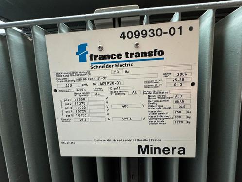 Hoogspanningstransformator 400kVA, Doe-het-zelf en Bouw, Elektriciteit en Kabels, Zo goed als nieuw, Overige typen, Ophalen