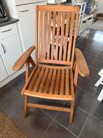 Teak houten stoel, Watersport en Boten, Accessoires en Onderhoud, Ophalen, Zo goed als nieuw, Interieur en Kussens