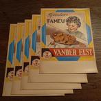 5 x Reklame Speculoos FAMEU Vander Elst Leuven, Verzamelen, Ophalen of Verzenden