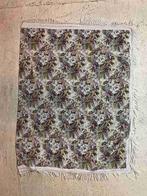 Vintage brocante sprei foulard bloemen patroon 164/123, Comme neuf, Enlèvement ou Envoi