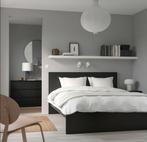 Bed 160 x 200 + lattenbodem + matras + topper, Ophalen, Tweepersoons, Zo goed als nieuw, 200 cm
