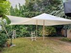 Tentzeil 6m x 8m uit oxford stof (creme kleur), Tuin en Terras, Partytenten, Ophalen, Zo goed als nieuw