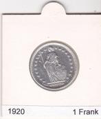Suisse 1 franc 1920, Timbres & Monnaies, Monnaies | Europe | Monnaies non-euro, Enlèvement ou Envoi, Monnaie en vrac