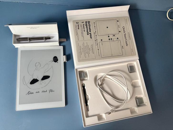 Supernote Set A5X2 Manta + HOM samourai pen, Computers en Software, Android Tablets, Zo goed als nieuw, Wi-Fi, 10 inch, 32 GB