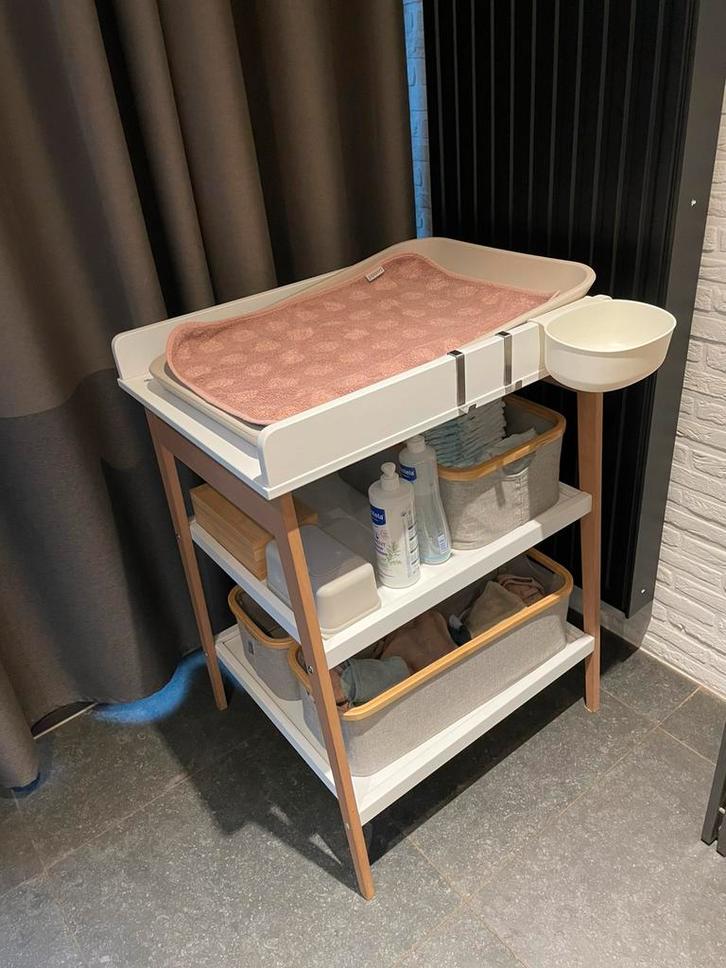 Quax verzorgingstafel incl. Quax manden, Kinderen en Baby's, Badjes en Verzorging, Gebruikt, Ophalen