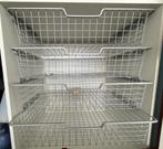 4 metalen manden op rails. In kastelement of apart. Voor dr, Huis en Inrichting, Ophalen, Zo goed als nieuw, Metaal, 50 tot 100 cm