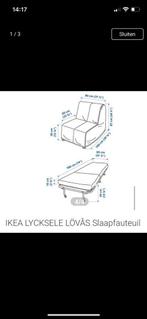 Slaapbank Ikea Lycksele 1 pers., Maison & Meubles, Comme neuf, Enlèvement ou Envoi
