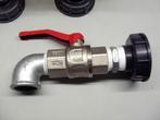 1" afsluiter voor 1000L-tank S60/6-adapter, Ophalen, Nieuw, Metaal