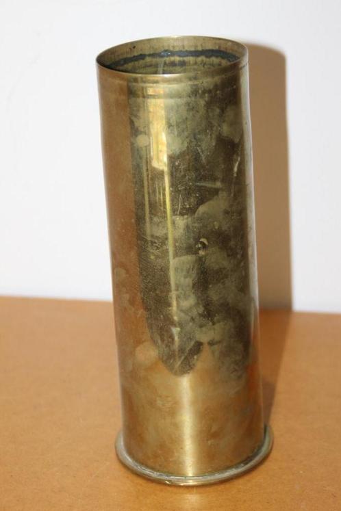 WW1 Allemagne obus d'artillerie de 77 mm daté 1917 (INERTE), Collections, Objets militaires | Général, Armée de terre, Envoi