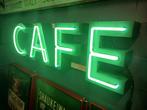 Café au néon vintage, décoration mancave, boîte à lumière d', Antiquités & Art, Curiosités & Brocante, Enlèvement