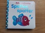 2 Baby voelboekjes: Troeteldieren en Spetter, spatter NIEUW, Boeken, Ophalen, 6 tot 12 maanden, Veltman, Nieuw