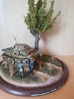 Diorama Tweede Wereldoorlog panzer 1/35, Ophalen, Zo goed als nieuw, Diorama