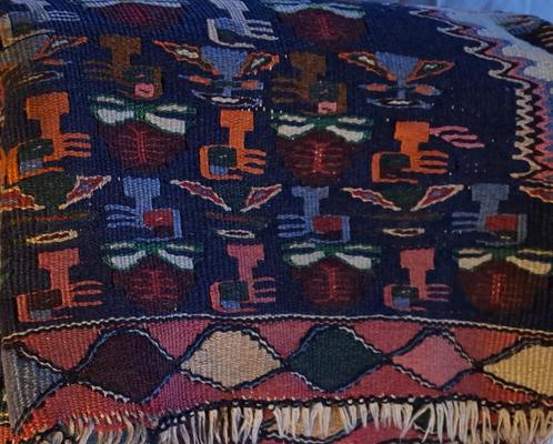 mooie Vintage perzisch Kilim Senneh / Snee, Antiquités & Art, Tapis & Textile, Enlèvement ou Envoi