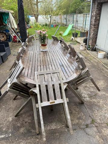 Teakhouten tuinset  beschikbaar voor biedingen