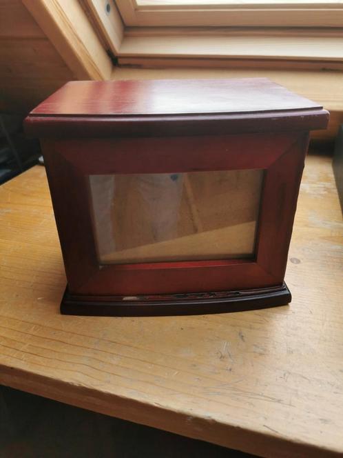 Foto kastje voor 101 foto's, Huis en Inrichting, Woonaccessoires | Lijsten, Gebruikt, Minder dan 50 cm, Minder dan 50 cm, Hout