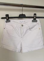 Witte jeansshort van Zara in maat 134, Meisje, Gebruikt, Ophalen of Verzenden, Broek