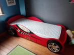 Autobed met matras, Kinderen en Baby's, Kinderkamer | Bedden, Ophalen, Zo goed als nieuw, Matras