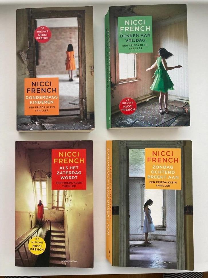 NICCI FRENCH. detective romans, Boeken, Thrillers, Gelezen, België, Ophalen