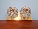 Peill & Putzler Ice Cube dubbele wandlamp, 1970, Ophalen of Verzenden