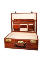 Partridge vintage aktetas, Handtassen en Accessoires, Tassen | Schooltassen, Ophalen, Leer