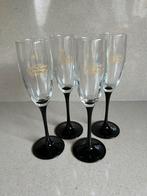 Champagne Veuve Clicqout  4 glazen, Verzenden, Nieuw, Overige typen