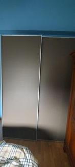 Kleerkast met schuifdeuren, Huis en Inrichting, Ophalen, Zo goed als nieuw, Kunststof, Met hangruimte