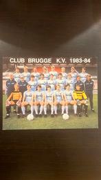 Club Brugge-teamkaart 1983/84, Verzamelen, Sportartikelen en Voetbal, Verzenden