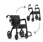 Te koop : Rolstoel 2 in 1 met elektrische ondersteuning, Diversen, Rolstoelen, Zo goed als nieuw, Elektrische rolstoel, Inklapbaar