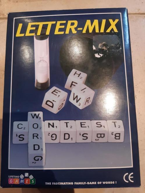 Letter Mix, Hobby en Vrije tijd, Gezelschapsspellen | Bordspellen, Zo goed als nieuw, Ophalen of Verzenden