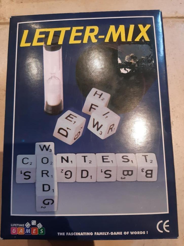 Letter Mix, Hobby en Vrije tijd, Gezelschapsspellen | Bordspellen, Zo goed als nieuw, Ophalen of Verzenden