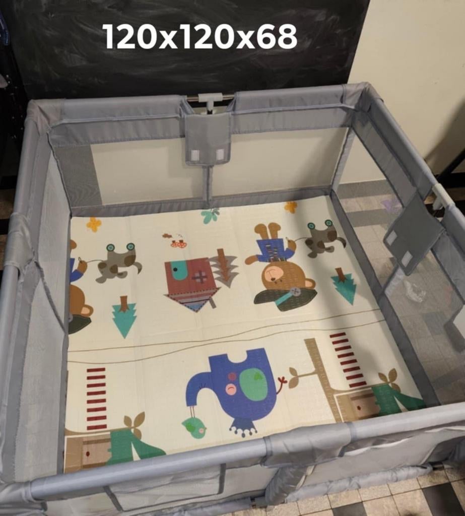 Grondpark met speelmat en opbergtas inbegrepen, Ophalen