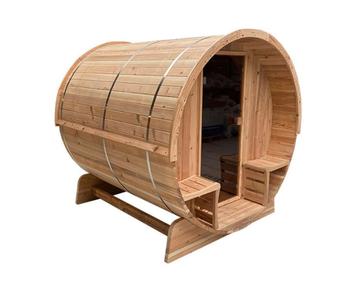 Barrelsauna 230 half panorama meteen leverbaar! Koopzondag!  beschikbaar voor biedingen