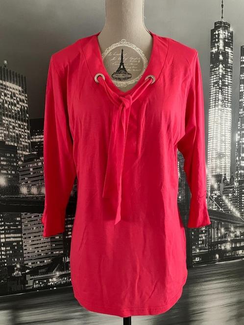blouse T-shirt lange mouwen Mer & Sud - 3, Kleding | Dames, Blouses en Tunieken, Zo goed als nieuw, Maat 42/44 (L), Rood, Verzenden