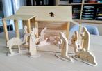 Kerststal met figuren, Ophalen, Zo goed als nieuw
